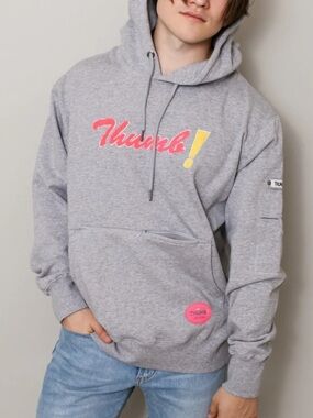 Thumb United THE CHENILLE UNISEX PULLOVER in Gray SIze XL